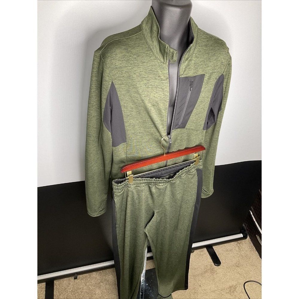 IDEOLOGY Mens Womens Unisex Medium Track Suit Green Black Worn Once